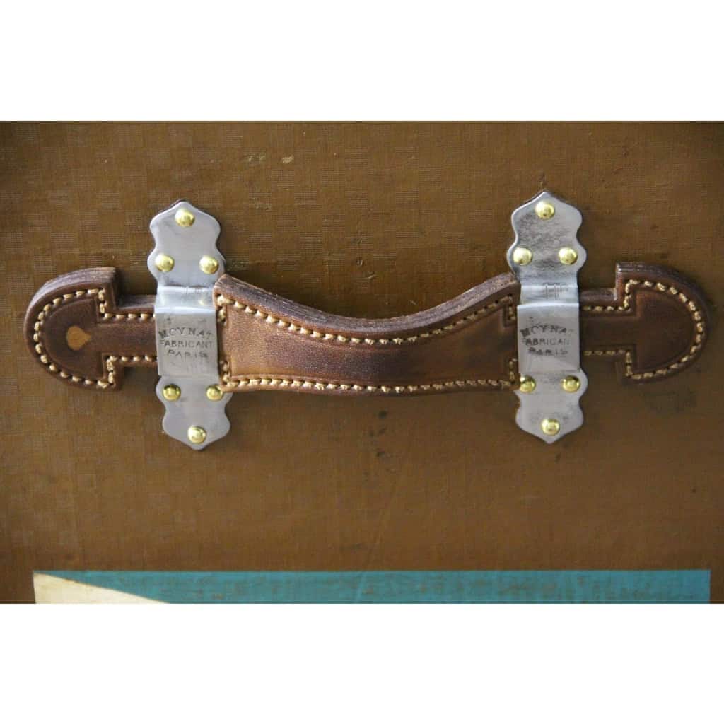 Malle Moynat 70 cm des années 20, Malle a chapeaux Moynat 10