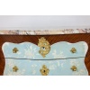 Commodette à 3 tiroirs en bois de placage et plateau de marbre. Vers 1900 LS40091851 24