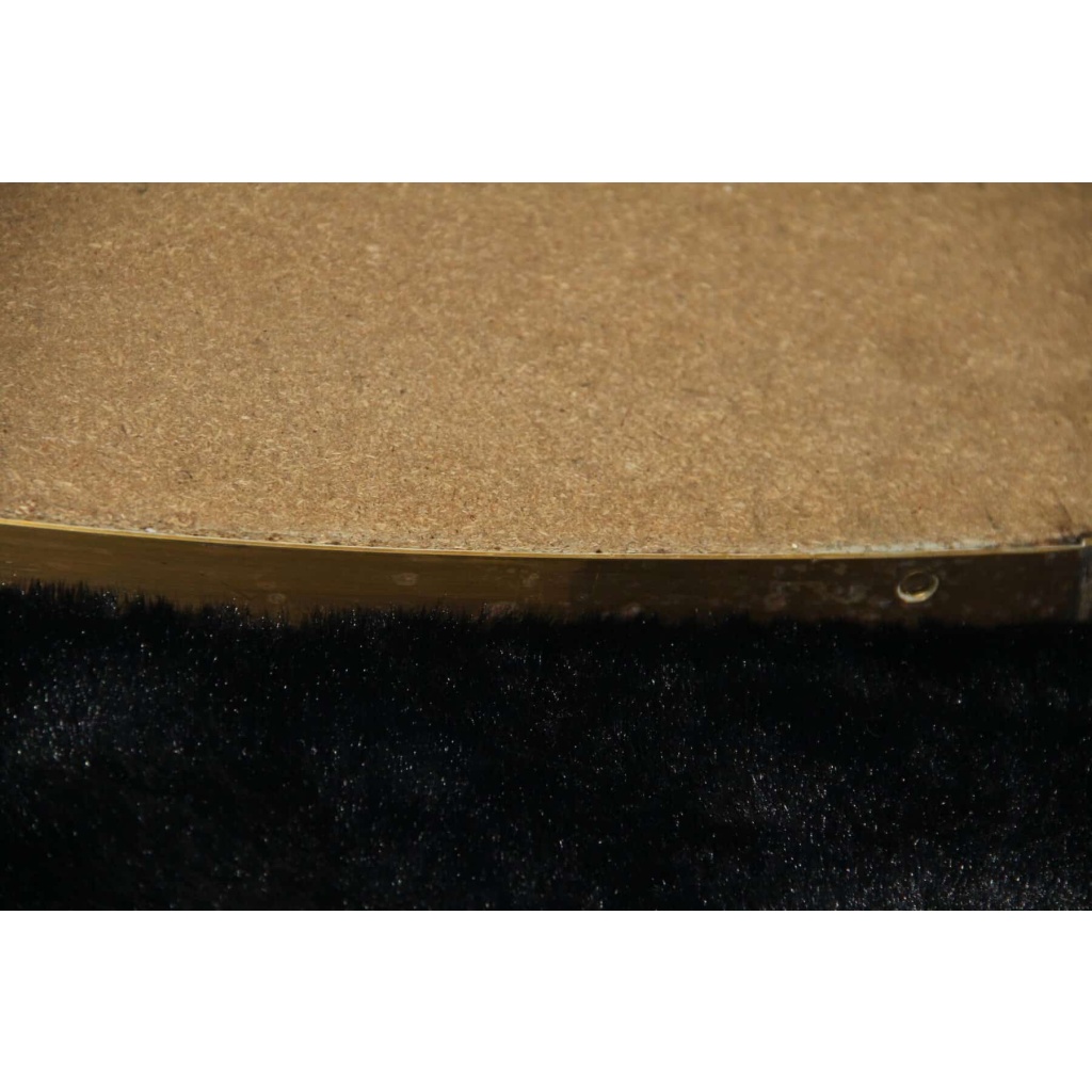 Paire de miroirs des années 50 en laiton doré 11 Paire de miroirs des années 50 en laiton doré 11