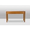 Bureau plat et son caisson en orme, 6 tiroirs en façade. Années 1970 LS6508 30