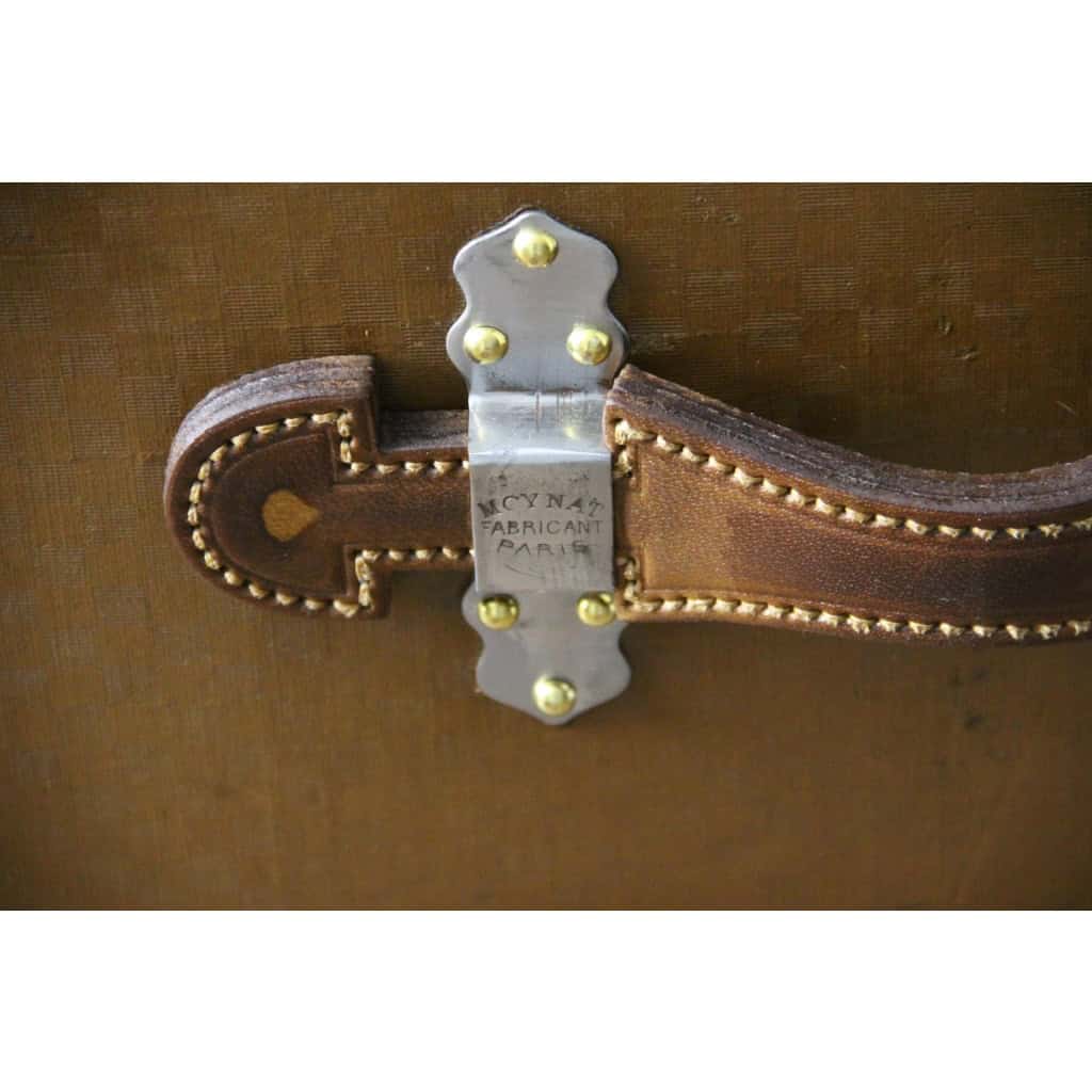 Malle Moynat 70 cm des années 20, Malle a chapeaux Moynat 11
