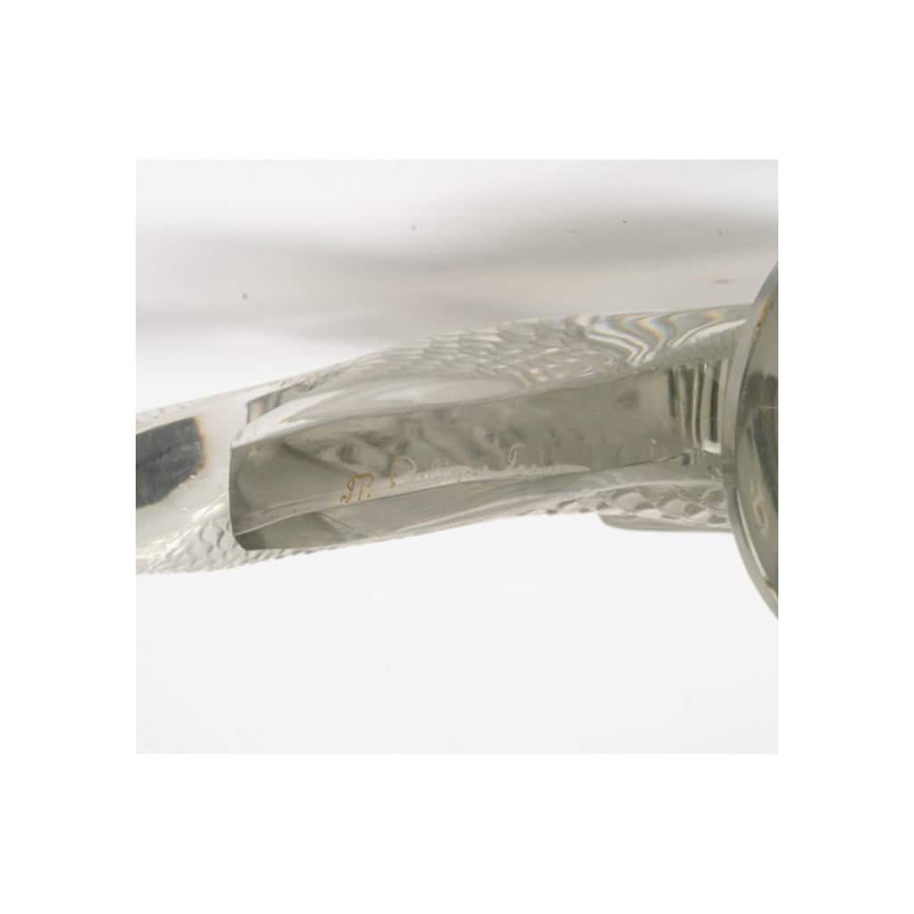 1922 – RENÉ LALIQUE Motif décoratif “Gros poisson algues” 11
