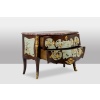 Commode sauteuse de style Louis XV, ouvrant à 2 tiroirs, à décor de fleurs LS34031901 24