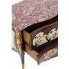 Commode sauteuse de style Louis XV, ouvrant à 2 tiroirs, à décor de fleurs LS34031901 25