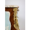 Commodette à 3 tiroirs en bois de placage et plateau de marbre. Vers 1900 LS40091851 26