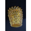vase verre de Murano rostrato orange abricot 27