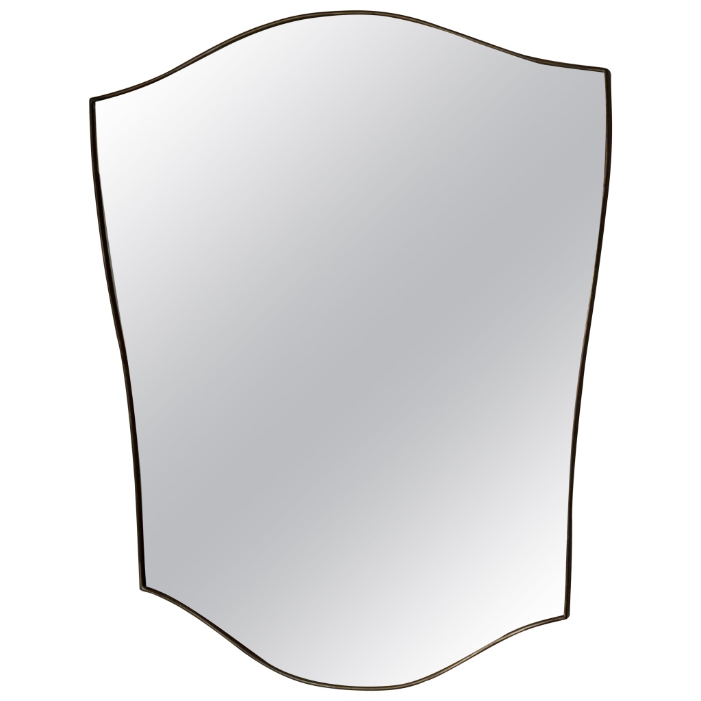 Grand miroir années 50 de style Gio Ponti 3