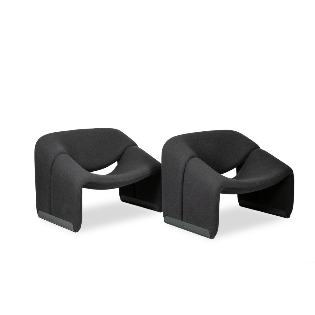 Pierre Paulin pour Artifort. Paire de fauteuils « Groovy ». Années 1970-80 LS62802752 3