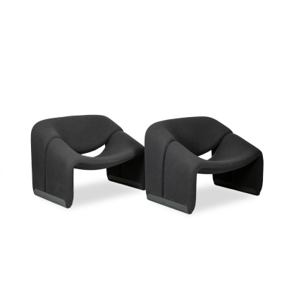 Pierre Paulin pour Artifort. Paire de fauteuils « Groovy ». Années 1970-80 LS62802752 3