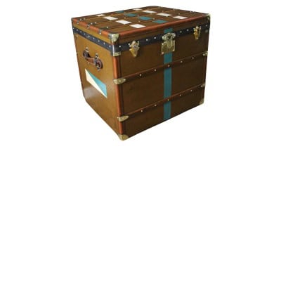 Malle Moynat 70 cm des années 20, Malle a chapeaux Moynat 3