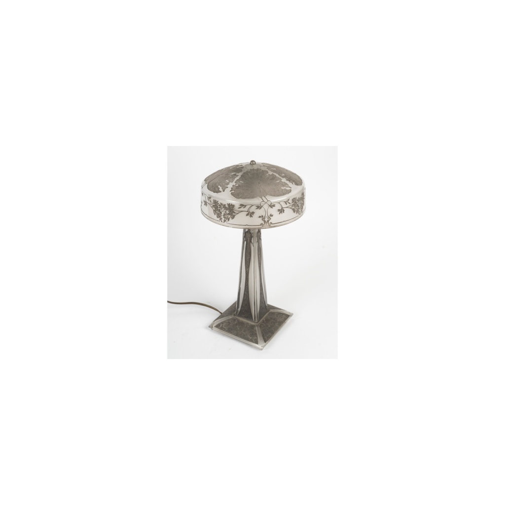 1910 -René Lalique ,Lampe « PAONS » 3