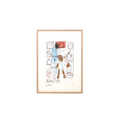 Jean-Michel Basquiat. Sérigraphie en couleurs numérotée. Années 1990. LS6633D87/1 Jean-Michel Basquiat. Sérigraphie en couleurs numérotée. Années 1990. LS6633D87/1