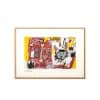Jean-Michel Basquiat. Sérigraphie en couleurs numérotée. Années 1990. LS6633H83/1 9