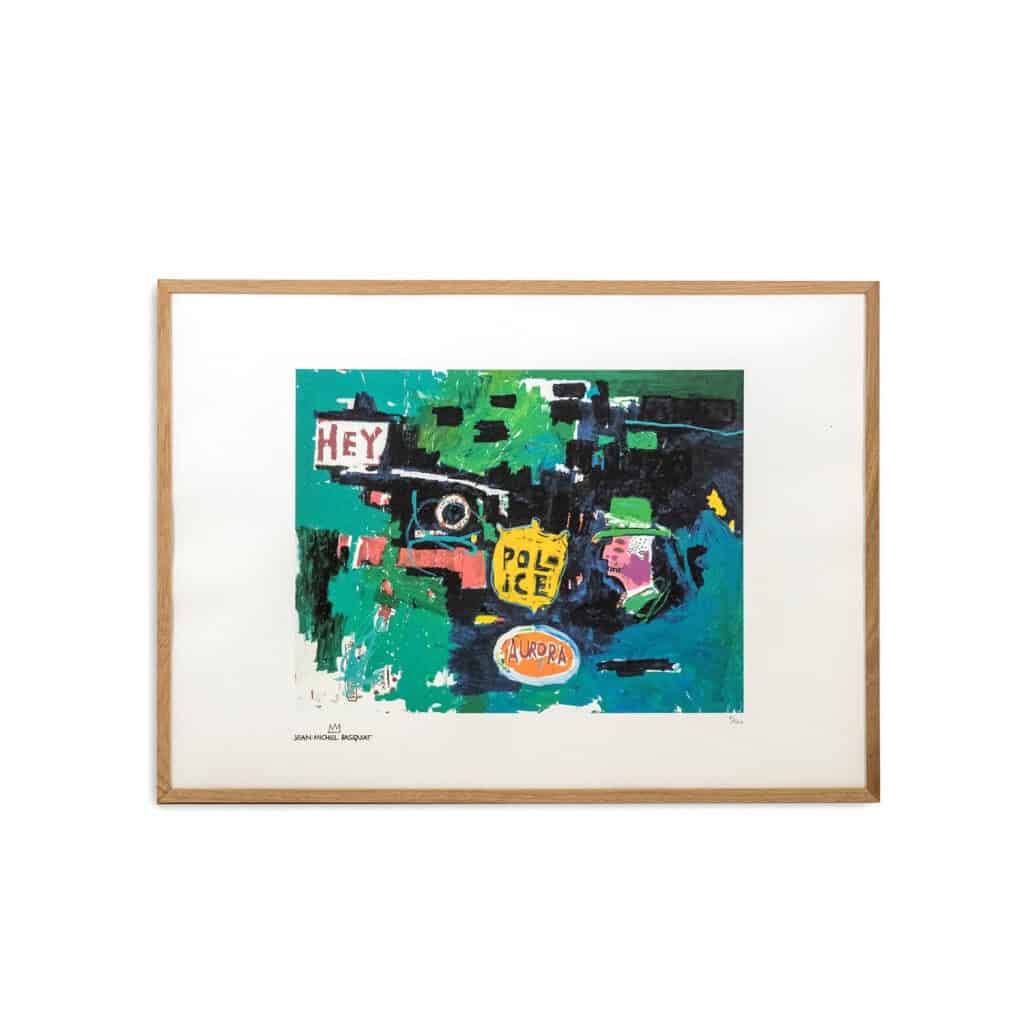 Jean-Michel Basquiat. Sérigraphie en couleurs numérotée. Années 1990. LS6633G84/1 3