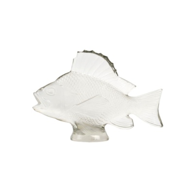 1922 – RENÉ LALIQUE Motif décoratif “Gros poisson algues” 3