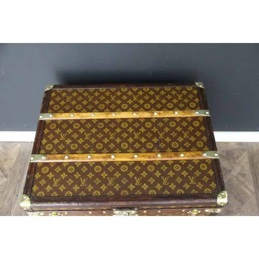 Malle Louis Vuitton à chapeaux ancienne en toile monogram 60 cm 15