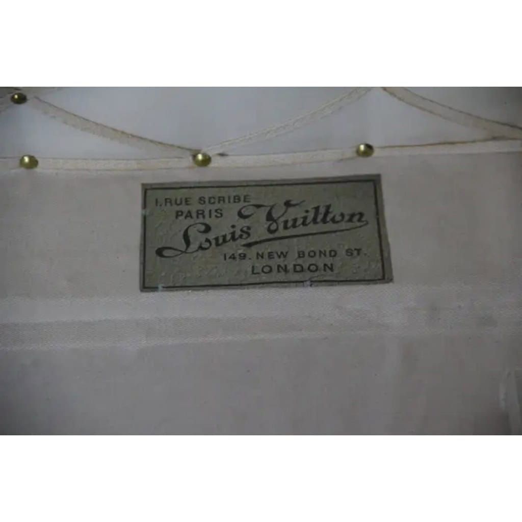 Malle Louis Vuitton ancienne courrier en toile monogram 110 cm 17 Malle Louis Vuitton ancienne courrier en toile monogram 110 cm 17