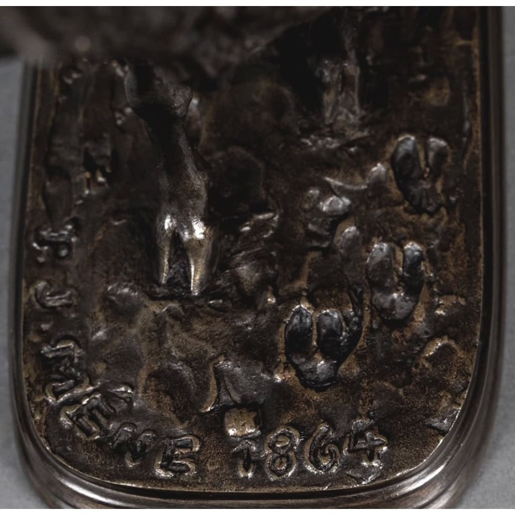 Sculpture – Le Mouton Des Vosges , Pierre – Jules Mêne (1810-1879) – Bronze 10