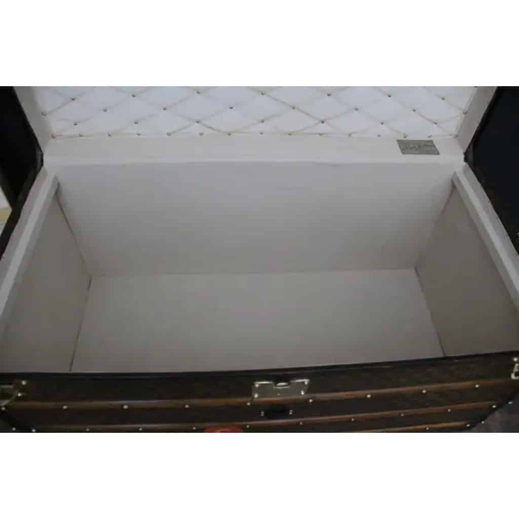 Malle Louis Vuitton ancienne courrier en toile monogram 110 cm 19 Malle Louis Vuitton ancienne courrier en toile monogram 110 cm 19