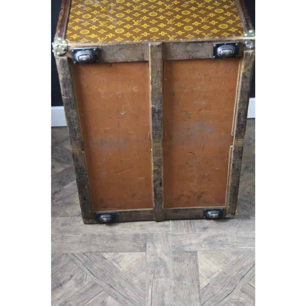 Malle Louis Vuitton à chapeaux ancienne en toile monogram 60 cm 21