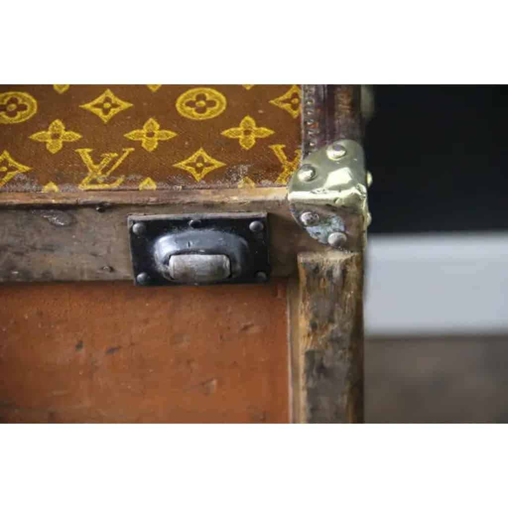 Malle Louis Vuitton à chapeaux ancienne en toile monogram 60 cm 22