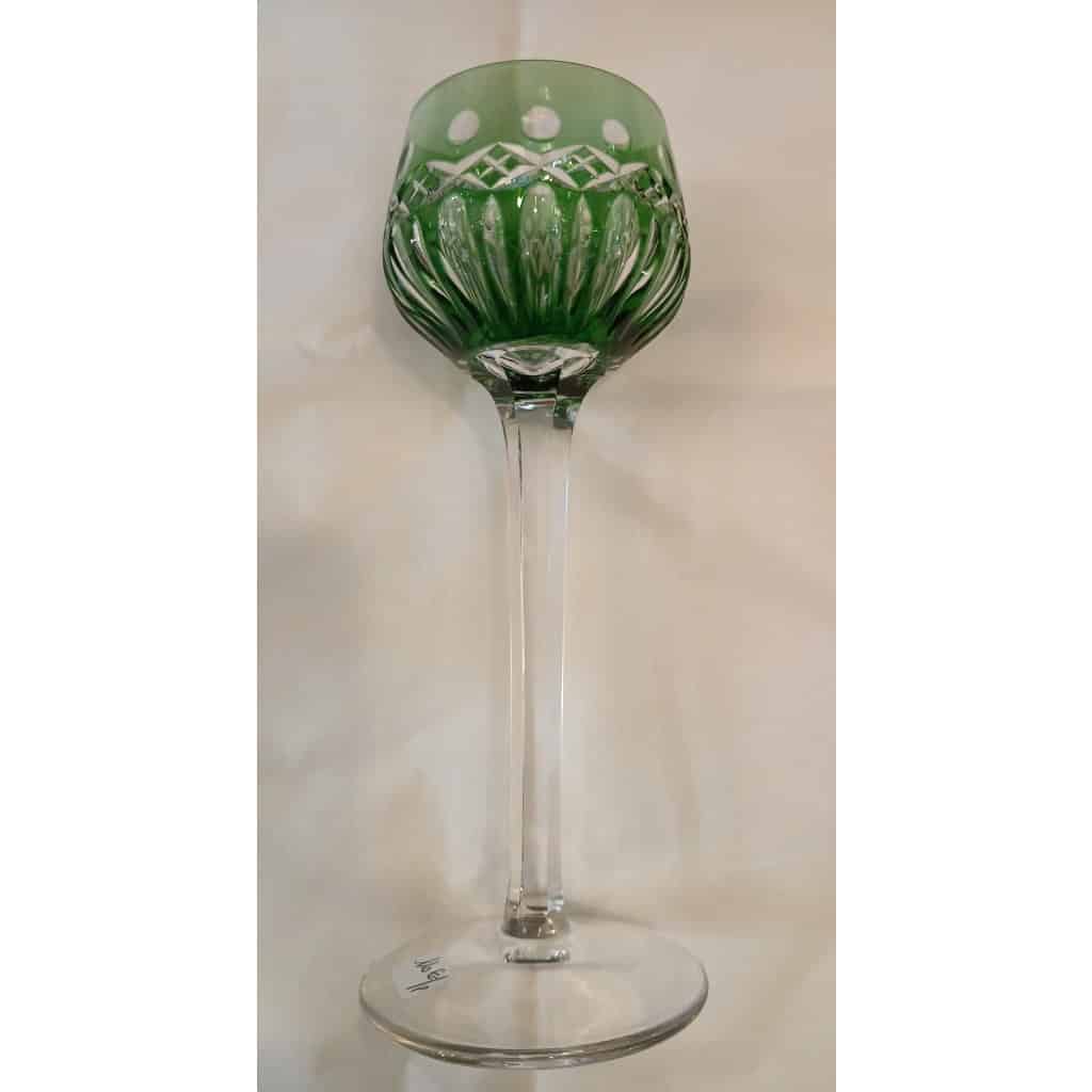 1 grand verre roemer saint louis couleur : vert 3