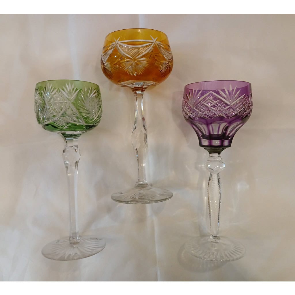 3 verres roemer differents 3