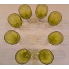 8 verres de couleurs saint louis modèle Cléo 10