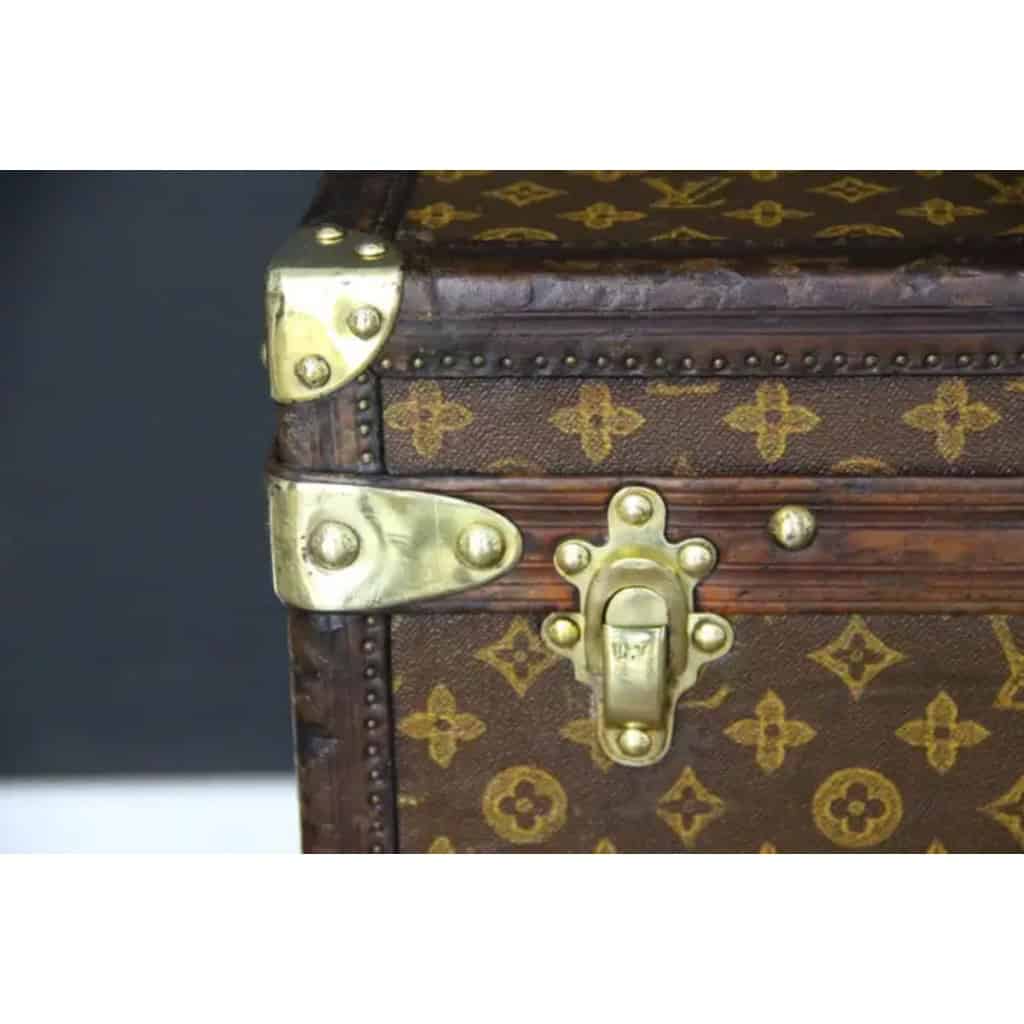 Malle Louis Vuitton à chapeaux ancienne en toile monogram 60 cm 5