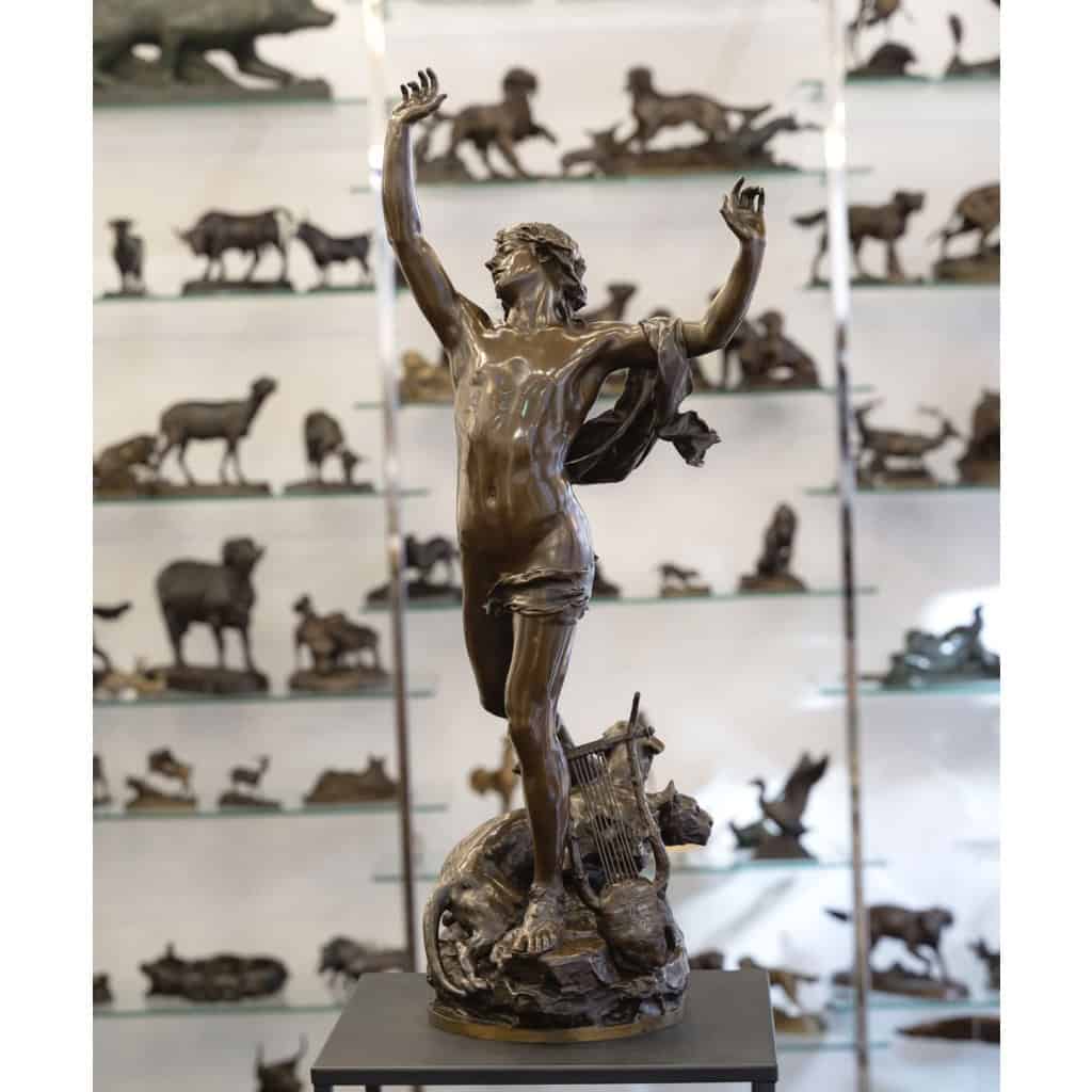 Sculpture – Orphée Aux Enfers , Charles Raoul Verlet (1857-1923) , F.Barbedienne – Bronze 4