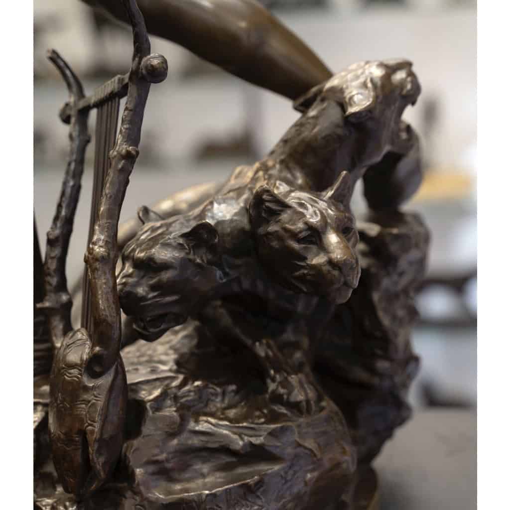 Sculpture – Orphée Aux Enfers , Charles Raoul Verlet (1857-1923) , F.Barbedienne – Bronze 11
