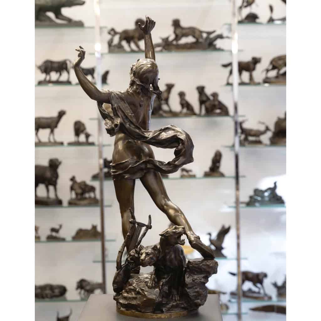 Sculpture – Orphée Aux Enfers , Charles Raoul Verlet (1857-1923) , F.Barbedienne – Bronze 8
