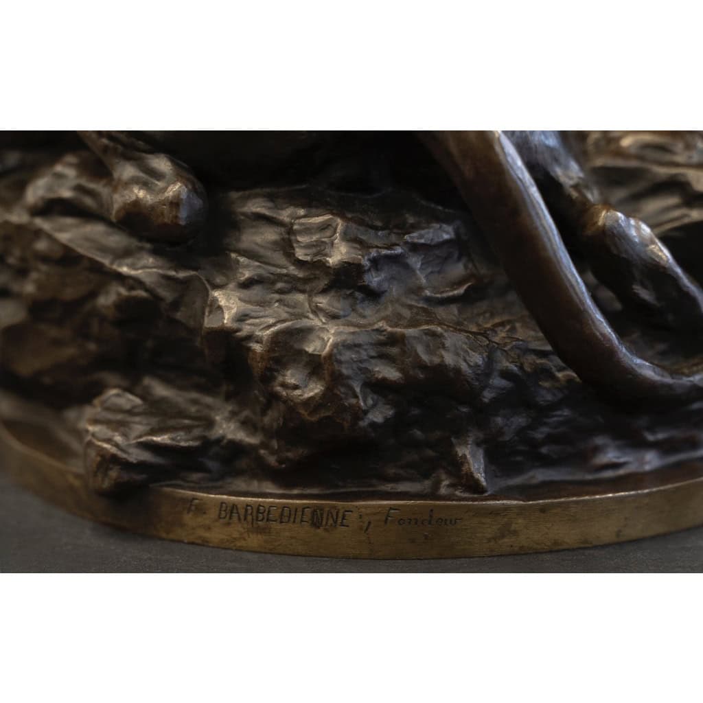 Sculpture – Orphée Aux Enfers , Charles Raoul Verlet (1857-1923) , F.Barbedienne – Bronze 14