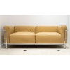 Le Corbusier, Perriand, Jeanneret – Cassina – Canapé LC3 Cuir Camel Gold 2 places 9