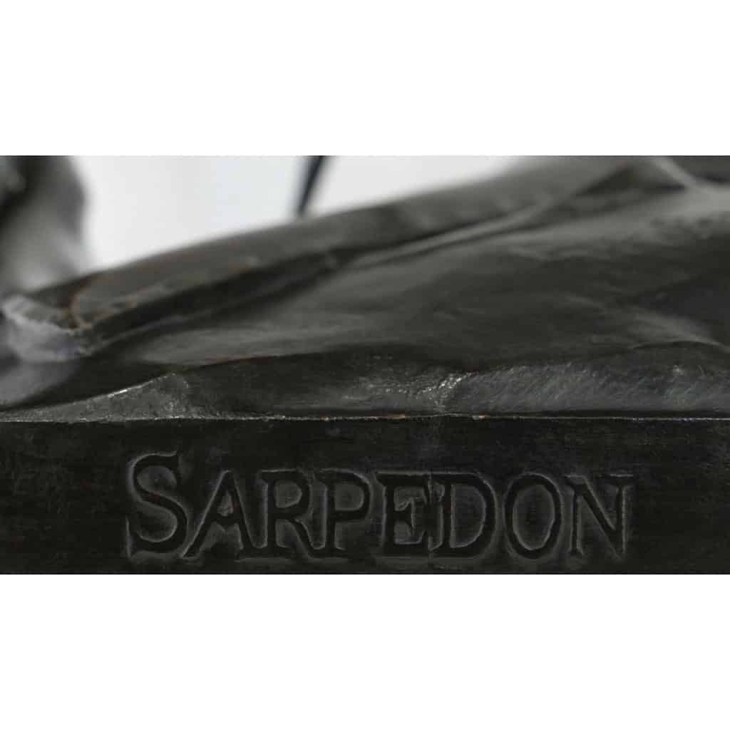 Sculpture – Sarpédon Bandant Son Arc , Henri Peinte (1845-1912) – Bronze 10 Sculpture – Sarpédon Bandant Son Arc , Henri Peinte (1845-1912) – Bronze 10