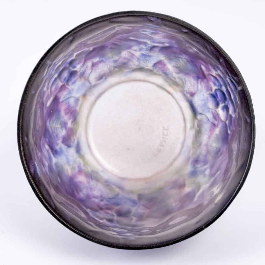 1926 Gabriel Argy-rousseau – Vase Raisins Pâte De Verre 9