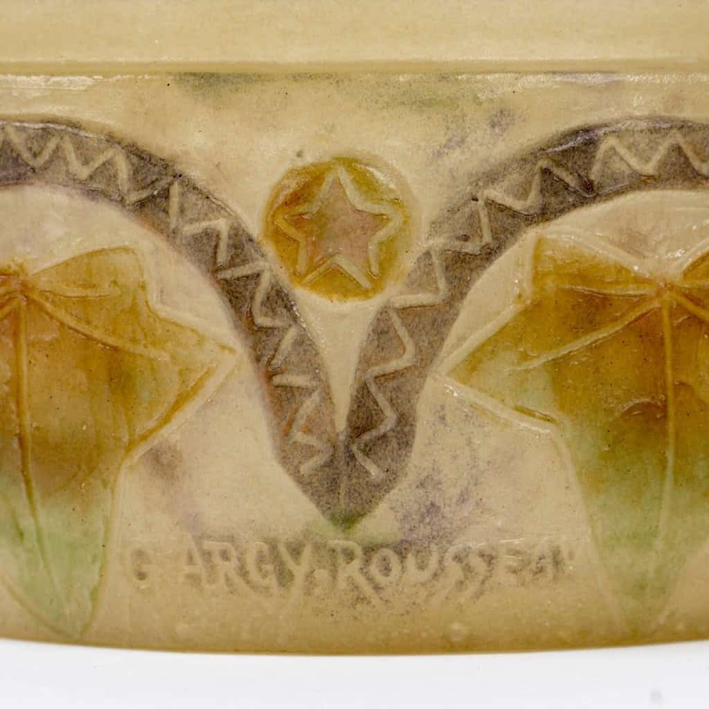 1923 Gabriel Argy Rousseau – Boîte Masques Pâte de Verre 9