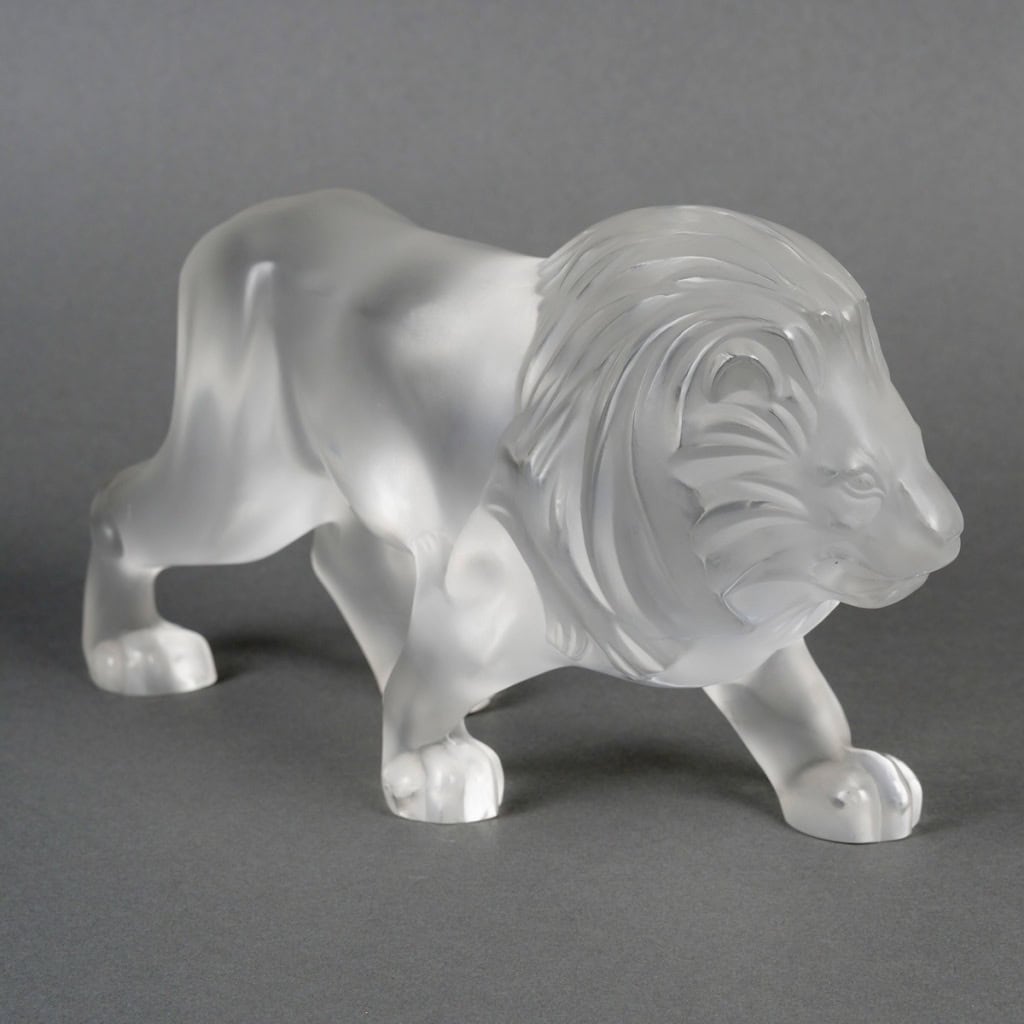 Lalique France – Sculpture Lion Regulus Cristal 5