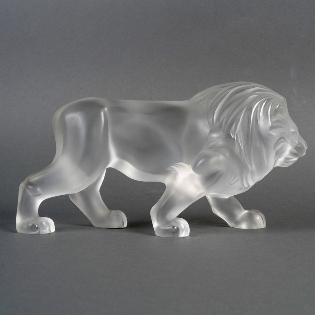 Lalique France – Sculpture Lion Regulus Cristal 3