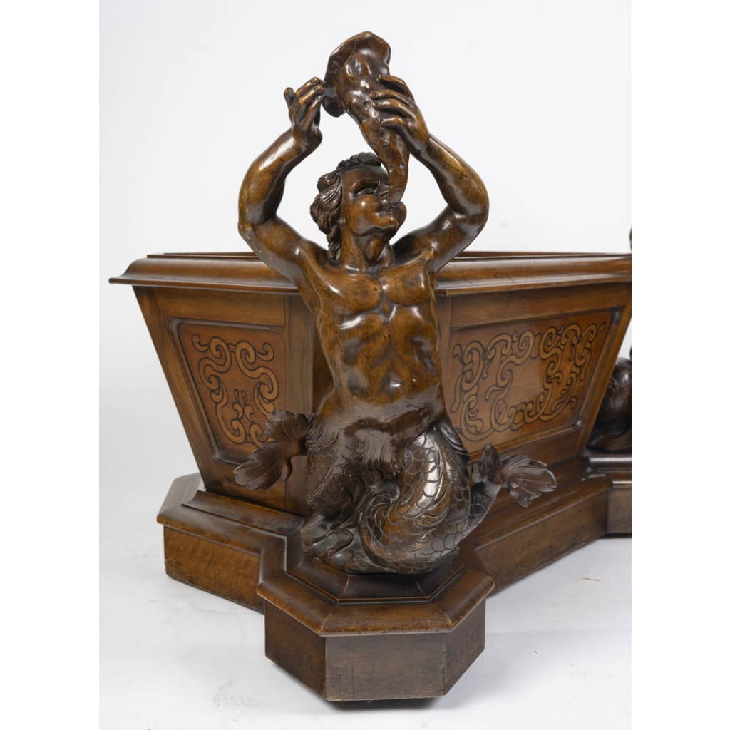 « Wine Cooler ou Raffraichissoir en acajou Angleterre 19ème siècle » 7