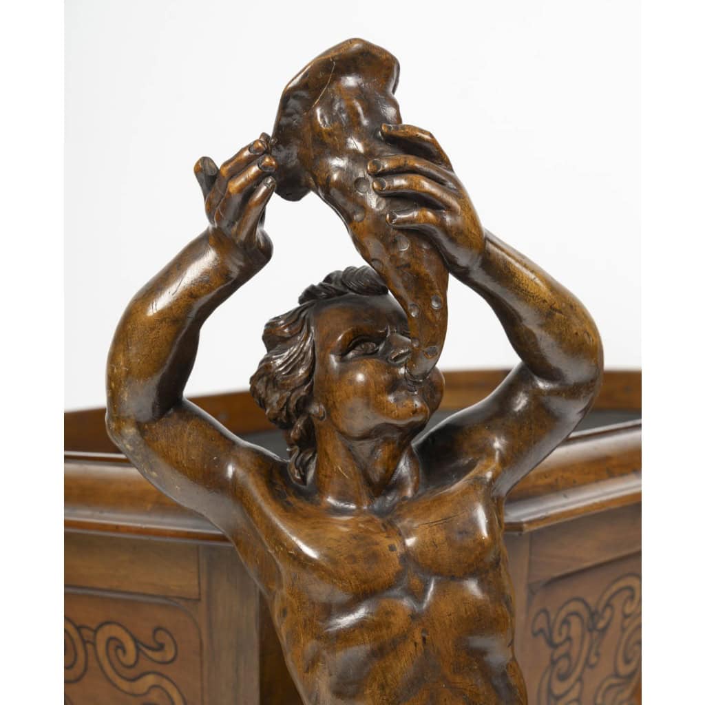 « Wine Cooler ou Raffraichissoir en acajou Angleterre 19ème siècle » 6