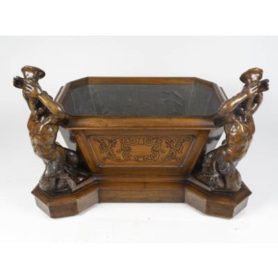 « Wine Cooler ou Raffraichissoir en acajou Angleterre 19ème siècle » 3