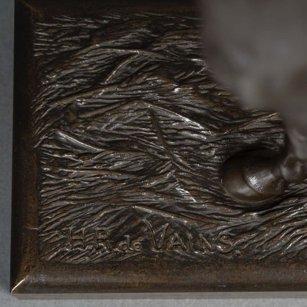 Sculpture – Cheval De Course , Henri De Vains (1851-1909) – Bronze 13 Sculpture – Cheval De Course , Henri De Vains (1851-1909) – Bronze 13