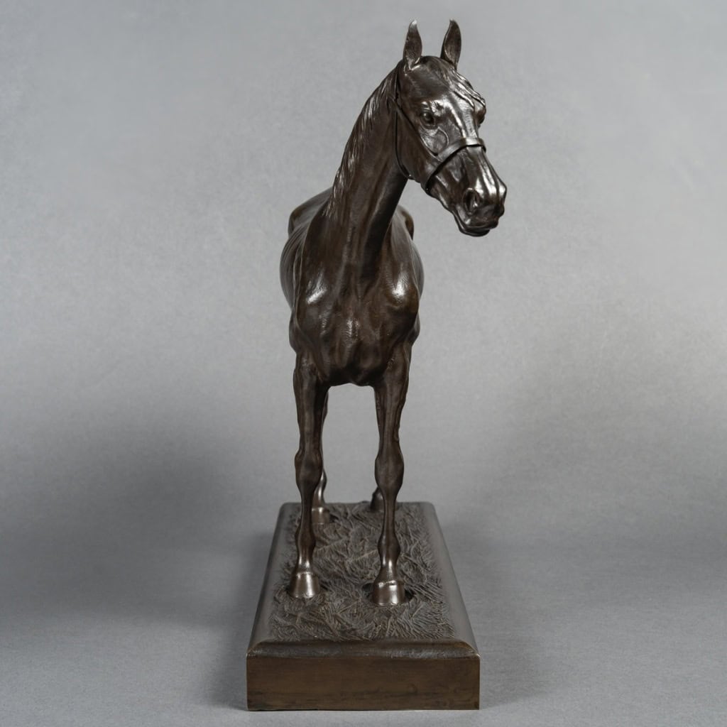 Sculpture – Cheval De Course , Henri De Vains (1851-1909) – Bronze 5 Sculpture – Cheval De Course , Henri De Vains (1851-1909) – Bronze 5
