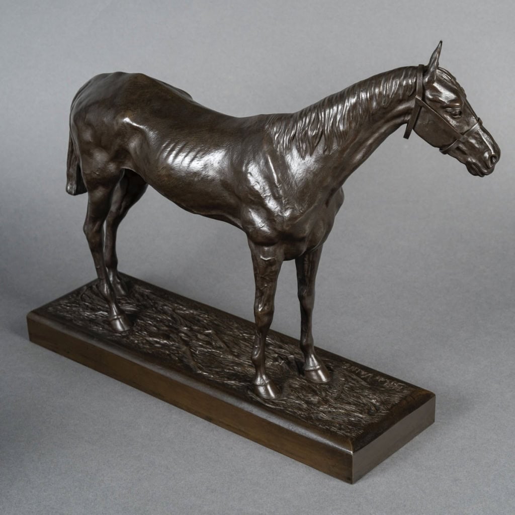 Sculpture – Cheval De Course , Henri De Vains (1851-1909) – Bronze 7 Sculpture – Cheval De Course , Henri De Vains (1851-1909) – Bronze 7