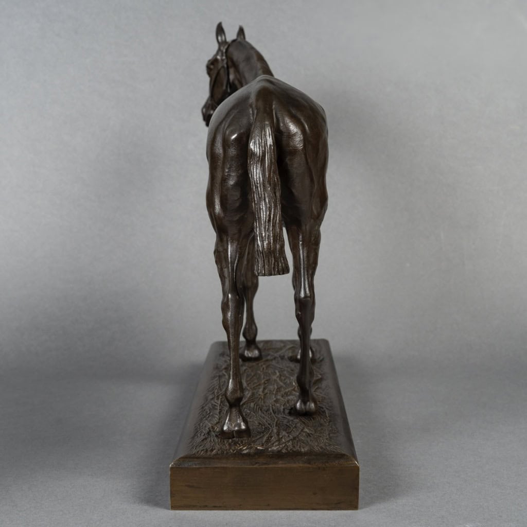 Sculpture – Cheval De Course , Henri De Vains (1851-1909) – Bronze 10 Sculpture – Cheval De Course , Henri De Vains (1851-1909) – Bronze 10