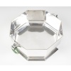 Orfèvre LEROY Légumier octogonal Argent massif Epoque ART DECO 36
