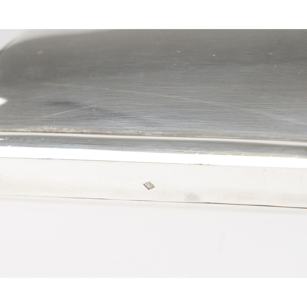 Orfèvre LEROY Légumier octogonal Argent massif Epoque ART DECO 20