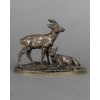 Sculpture – Groupe de Chevreuils N°2 , Pierre – Jules Mêne (1810-1879) – Bronze 11