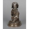 Sculpture – Basset Assis (Ravageot) , Emmanuel Frémiet (1824 -1910) – Bronze 23
